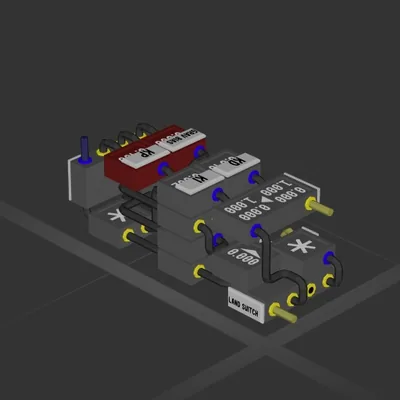 Compact 1x1x3 Hover Land System
